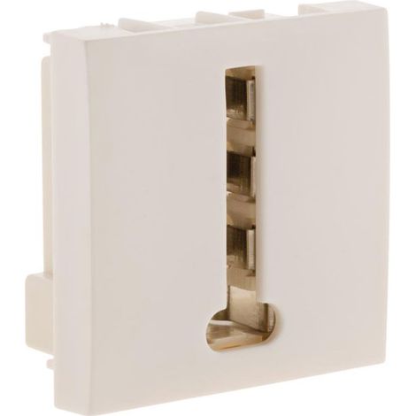 Prise téléphone 8 plots moteur seul blanc - Simplea - Zenitech