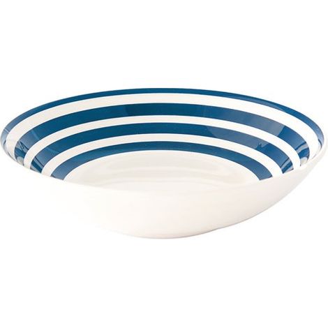 6 Suppenschalen aus Keramik Ø 22 cm Farbmix Blau - Pozzi Milano Spa
