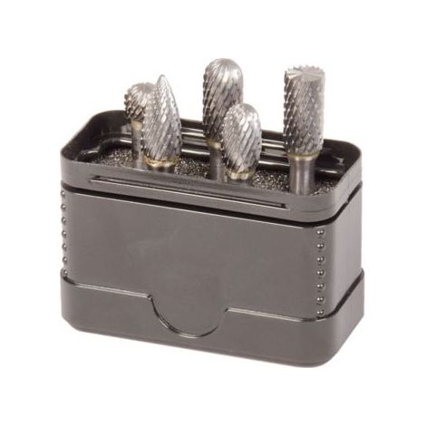 Projahn Frässtifte HM 5-tlg. HD-Ausführung Form B, C, D, E, G Kopf 9,6 mm (1/3)