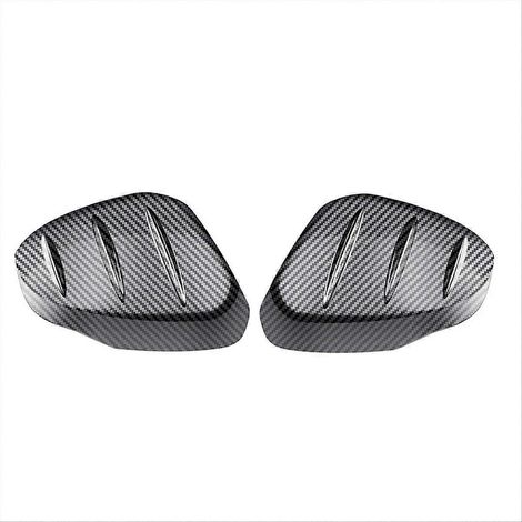 Coque de rétroviseur à motif fibre de carbone pour Honda (1/5)