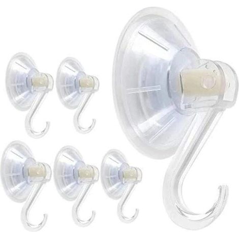 Starke Saugnapfhaken (10er-Pack), Tragkraft 5 kg – kein Bohren erforderlich, für Bad, Küche, Fenster – ideal zum Organisieren und Aufhängen