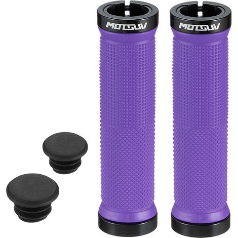 Double verrouillage montagne guidon de vélo, purple (1/5)
