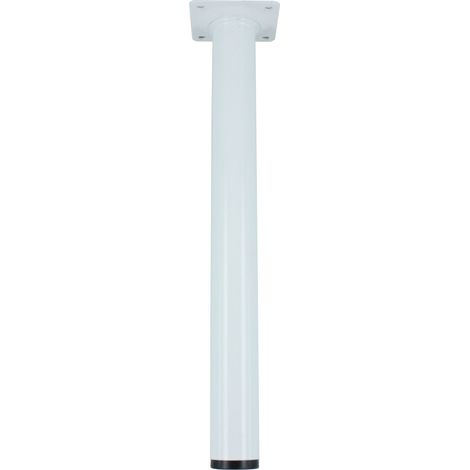 PIEDINO ACCIAIO D. 30 X H 200 MM BIANCO- 4,0 pz