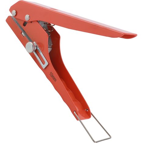 Perforateur 10mm en fer à levier réglable et portable avec règle, pour carton, papier et PVC, travaux manuels (1/5)