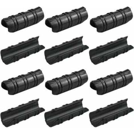 100 Pcs Serre Clips 25Mm Clips Serre De Jardin Résistance Aux Températures Elevées Fixation Bache Serre Durable Facile A Utiliser Pour Fixation Serre Bannière Tuyau Jardin Films - Noir (1/5)