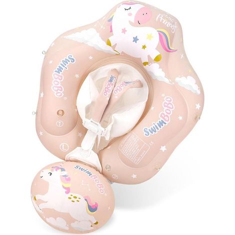 LYERCW - Inflatable Baby Swimming Float Baby Swim Float Ring Cute Baby Pool Float Pool Toys for 6-2
