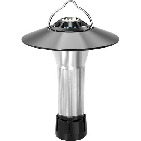 Lampe de tente étanche rechargeable USB avec trépied, projecteur magnétique pour extérieur (1/5)