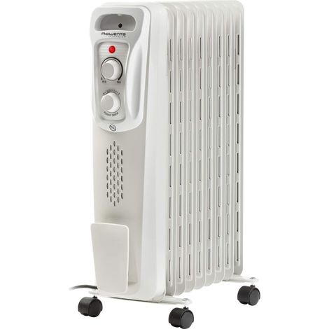 Radiatore 2000w riempito di olio grigio - bu2620f0 - rowenta (1/5)
