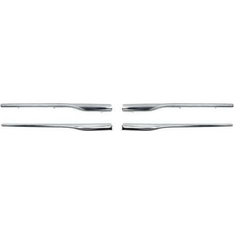 Moulures chromées grille de calandre avant kit Dacia Logan 2 phase 1 2012-2016