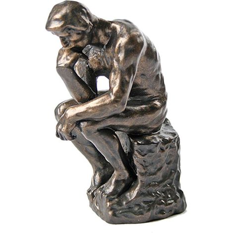 Reproduction du Penseur de Rodin - 15 cm (1/2)