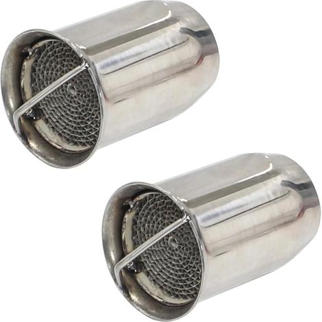 Silencieux d'échappement moto, 51mm DB Killer Muffler Baffle, Universal Exhaust Pipe Silencer Noise Canceller, Can Noise Muffler Removable Silencer, 2 Piece (1/5)