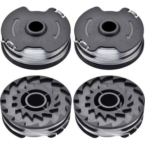 4pcs Bobine Fil Coupe Bordure Parkside. Compatible Avec PRTA 20-Li A1/B2/C3. PRT 300/550 A1/A3. Pièce Détachée Débroussailleuse. 1.6mm Pour Parkside (Lidl) Outils (4 Bobines) (1/5)