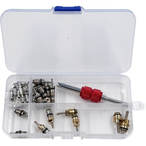 Kit de noyau de valve de climatisation automobile universel avec outil de démontage inclus (1/5)