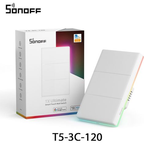 Sonoff TX Ultimate T5-120  Dimensione: 3 Pulsanti (1/3)
