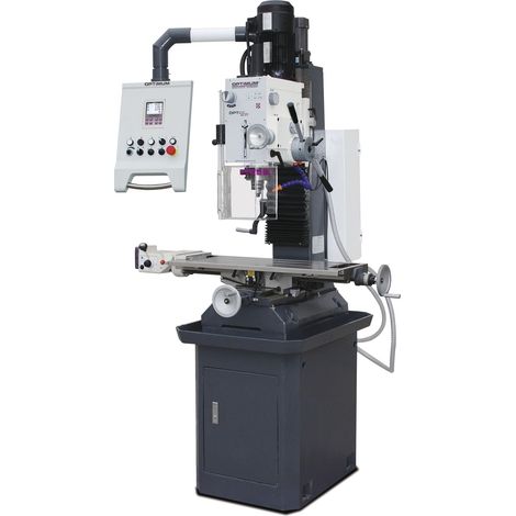 Perceuse-fraiseuse X 560 mm Y 195 mm Z 350 mm CM4/M16 1,5 kW 400V avance de perçage longitudinal vitesses variables Optimill MB4PV 400V