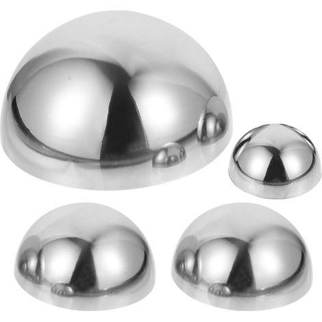 4 Stück Edelstahl Spiegelkugeln 51 150mm reflektierende