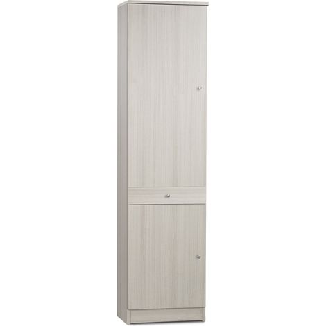Colonna 2 Ante e 1 Cassetto 46L x 34P x h183 – Finitura Eucalipto – Sarmog (1/5)