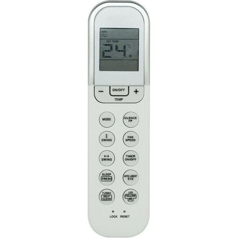 Télécommande compatible pour climatiseur Midea RG36F/BGEF RG36F2/BGEF RG36F4/BGEF