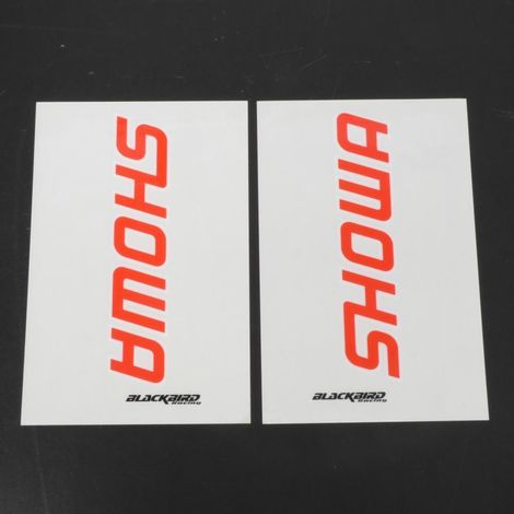 Autocollant stickers protection de fourche Showa pour moto cross