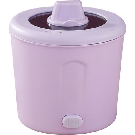 Multifunktionales Mini-Elektro-WC für Schüler und Reisen – Kleines Heiz-WC mit EU-Stecker, Lila (1/5)