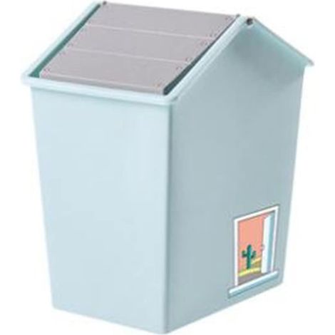 Plastikmülleimer mit drehbarem Deckel B