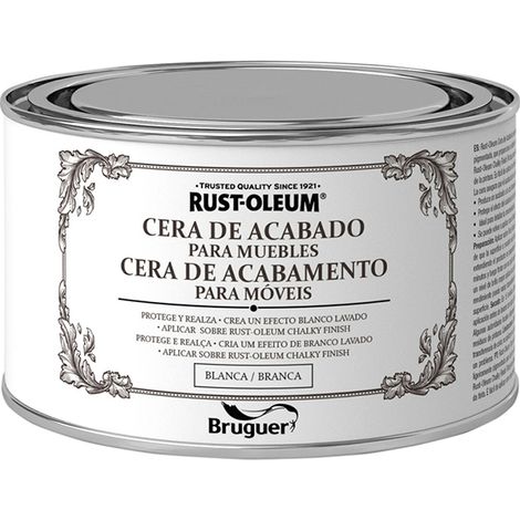Cera acabado para muebles - 400 ml - Blanco