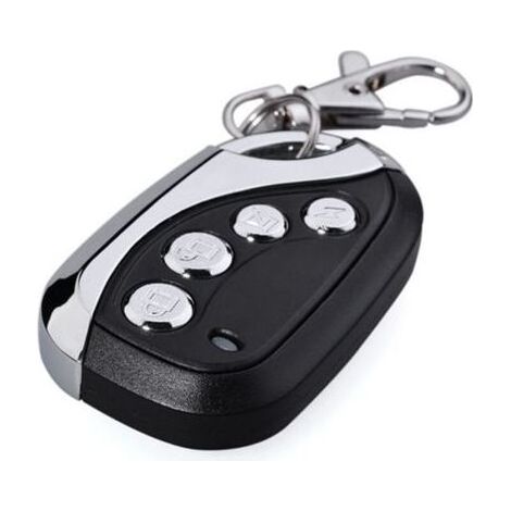 Green Mobility-Télécommande de porte de garage noire 433 MHz, type copie, compatible avec les portails électriques, les barrières et les portes de garage, accessoire pour voiture (1/4)