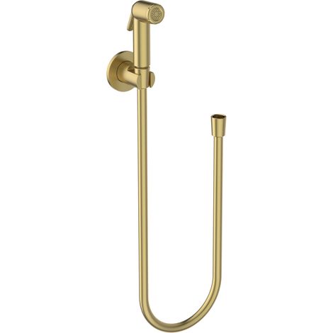 Ideal Standard Idealspray, Doccette Bidet con supporto a parete fisso, Portata da 7,2l/min, Oro spazzolato (1/4)