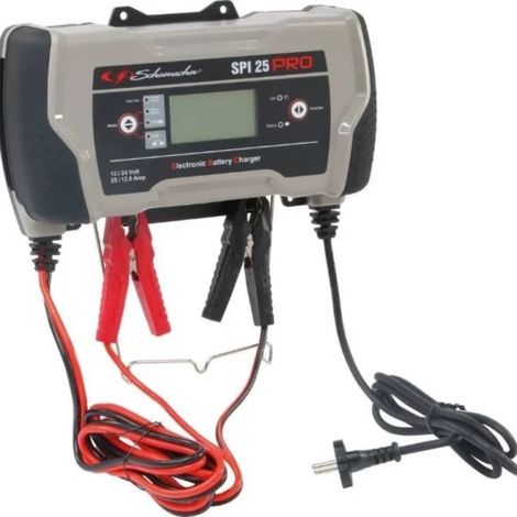 Sodise – Chargeur automatique 12/24V 25A – Compatible batteries GEL, WET, AGM, LITHIUM – Écran digital – Mode désulfatation - 24V-25 (1/3)
