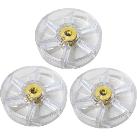 Lot de 3 engrenages de moteur de rechange compatibles avec les blenders NutriBullet 600W et 900W (modèles NB-101B, NB-101S et NB-201). (1/5)