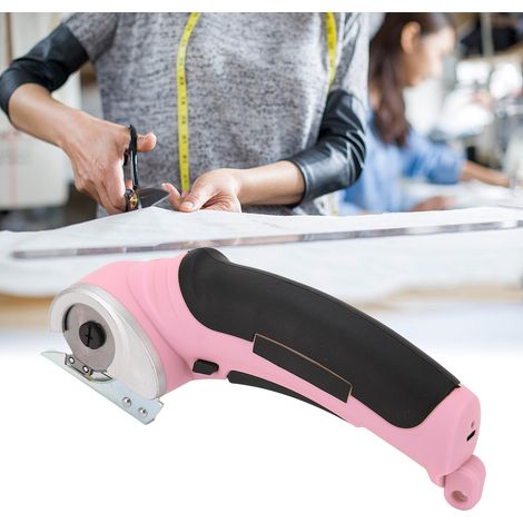 Elektrische Stoffschere, manuelle Nähschere für Kleidung und Leder, kleine Lithium-Ionen-Teppichschere, Rosen (1/5)