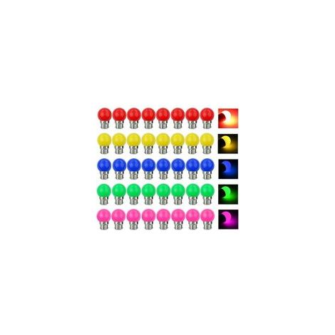 B22 3W 300LM 220V PC Mehrfarbige LED-Lampe für Partydekoration, 40er-Packung (1/5)