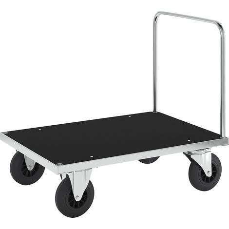 For Demand, Chariot plate-forme galvanisé, 1 barre de poussée, (1/5)