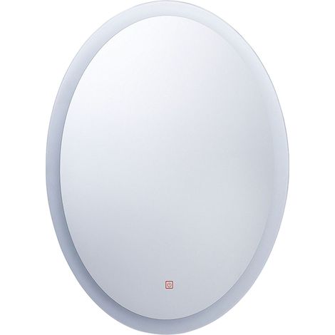 LED-Badezimmer-Spiegel VIRIAT 60 cm 80 cm Silber