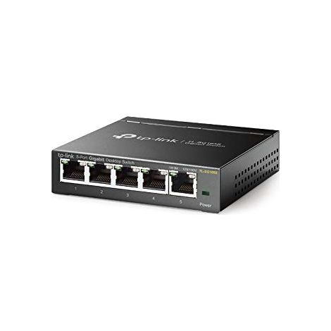 TP-Link TL-SG105S Non gestito Gigabit Ethernet (10/100/1000) Nero