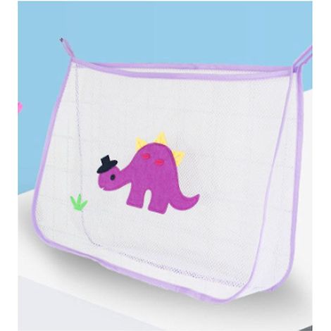 un Sac De Rangement Pour Jouets De Salle De Bain Violet Pour Enfants, D'environ 30 Cm  40 Cm  10 Cm, Sac En Filet Pour Se Baigner Et Jouer  Des Jo (1/5)