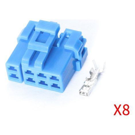 7122(7123)-1689-90 Applicable to blue 8-pin automotive connector DJ7083Y-2.8-11/21 (1/4)