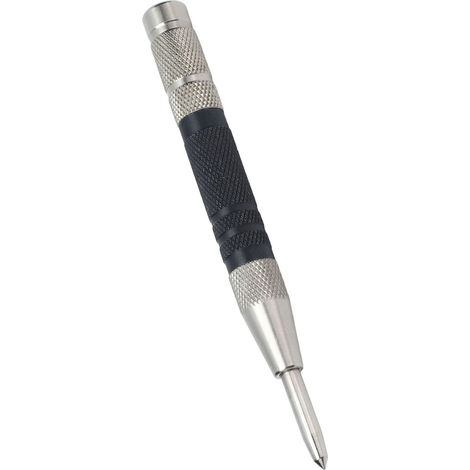 Poinçon automatique à ressort ajustable pour positionnement précis, 155mm, idéal menuiserie et bricolage décoration intérieure