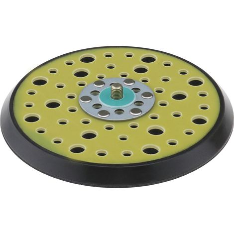Patin de ponçage auto-agrippant de 150 mm compatible avec la ponceuse à filetage 5/16 (1/5)