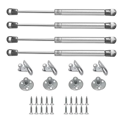 Hydraulic Gas Struts 100N/10kg Shock Absorbers Metal Hydraulic Jack Cabinet with Screws Suitable for Cabinets Cabinets Door Lockers (1/5)