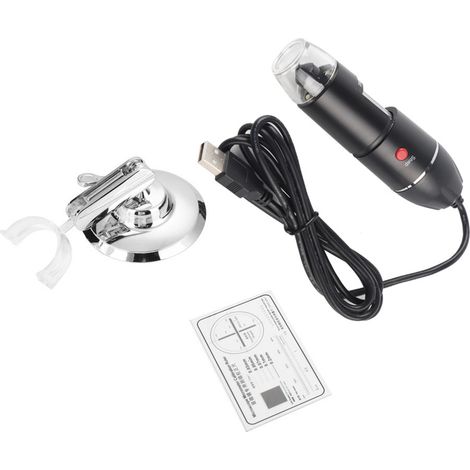 Microscope Électronique Portable 500X USB Loupe Numérique pour Ordinateur Portable et PC (1/5)