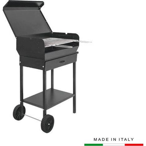 BARBECUE CARBONELLA DORIANO MILLE - CM 70X40 H.CM 85 - 1 pezzo (1/2)