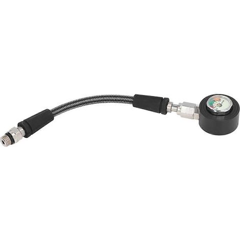 Manomètre de plongée sous-marine lumineux submersible avec flexible haute pression pour détendeur de gilet stabilisateur. (1/4)