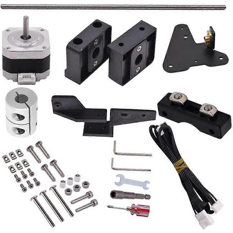 Kit de moteur pas à pas à double vis sans fin de tension Z pour imprimante 3D en aluminium Professional-Ender 3- (1/5)