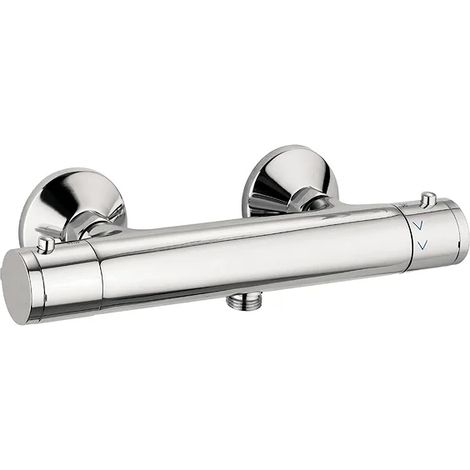 Crosswater Kai Bar Valve Thermostatic Shower Mixer Chrome EV1210EC