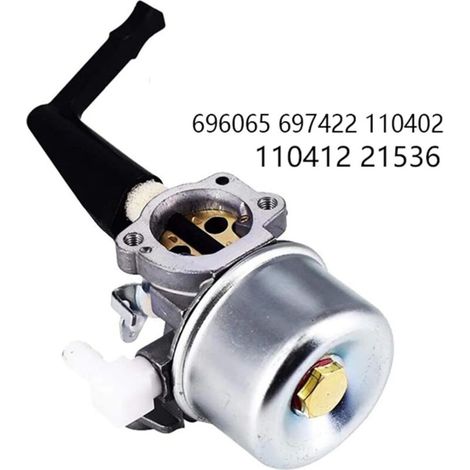 Carburateur moteur carburateur Pour Briggs pour Stratton 696065 697422 110402 110412 215369 motoculteur pour carburateur de rechange de moteur avec joint (1/4)