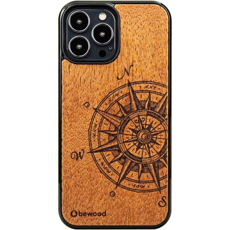 Custodia in legno per iPhone 13 Pro Max TRAVELER MERBAU (1/4)