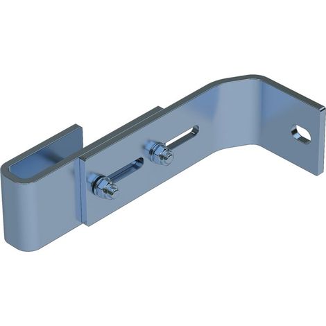 ZARGES Wandhalter, verstellbar 150 - 190 mm Edelstahl für V4A-Leiter (1/2)