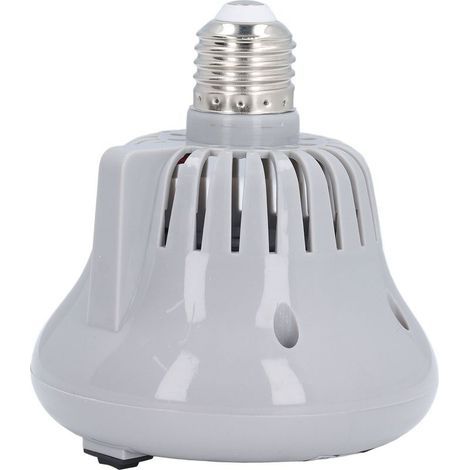 Lampe chauffante pour poulailler E27, température réglable, protection contre les surcharges, pour animaux de compagnie, canards, volailles, Reptiles barbus, gris (1/5)