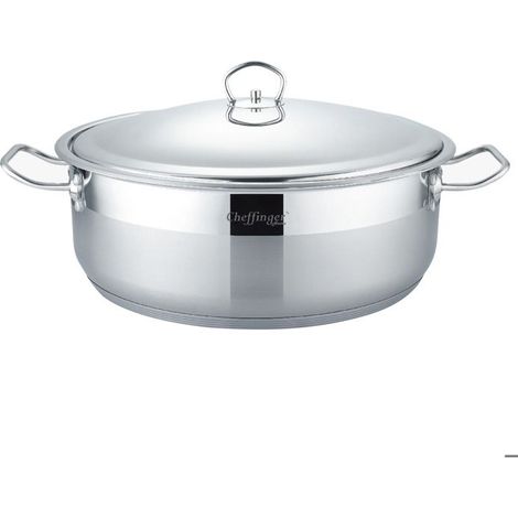 Marmite - CHEFFINGER - 40cm - Inoxydable 18/10 - 16.3L - Compatible Tous Feux